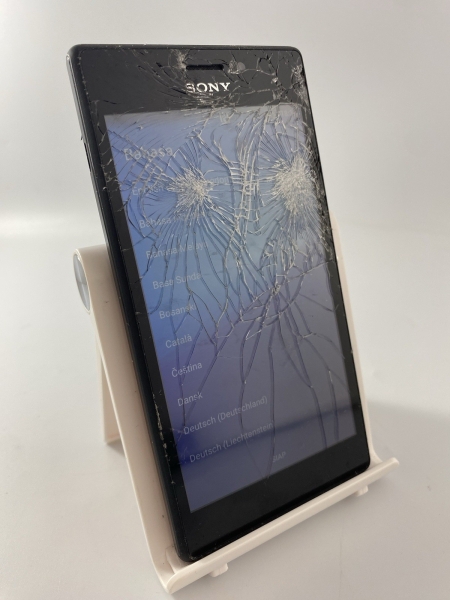Sony Xperia M2 schwarz entsperrt Single SIM 8GB 4,8″ Android Smartphone gesprungen