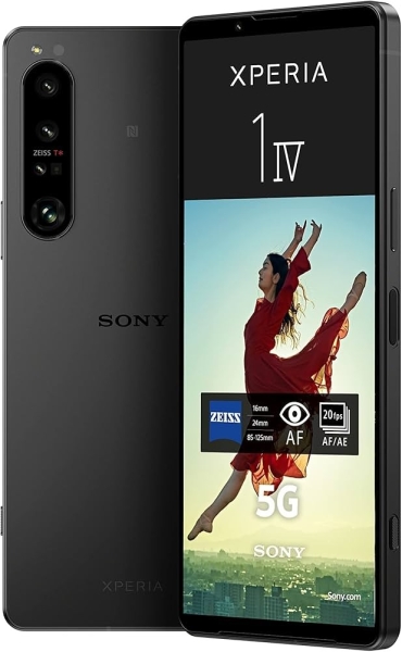 Open Box Sony Xperia 1 IV 5G 256GB entsperrt Smartphone Schwarz Dual SIM