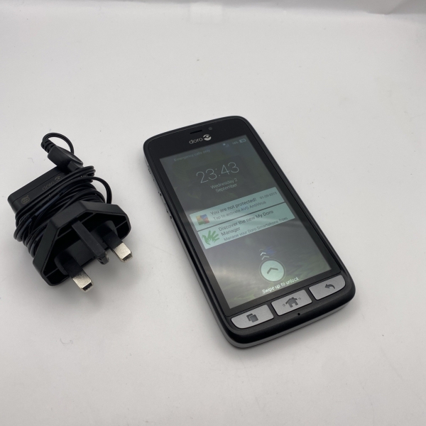 Doro 8030 Smartphone 8GB 4,5″ schwarz (entsperrt) Big Button SOS Android 5