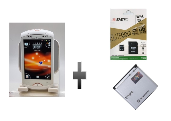 Sony Ericsson Live mit Walkman WT19i 64GB Smartphone Weiß