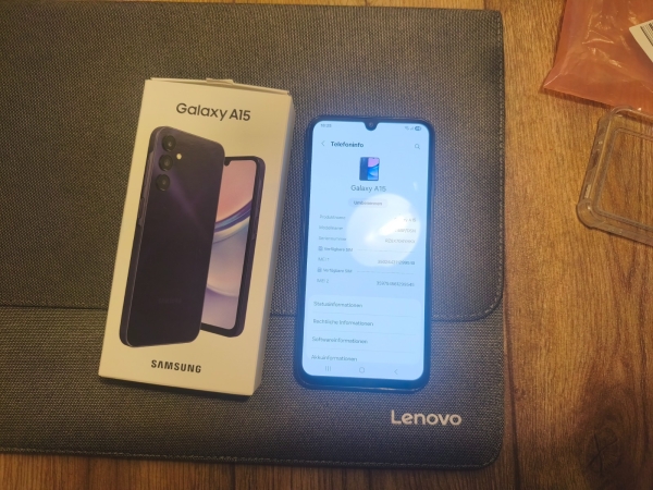 Samsung Galaxy A15 LTE 4G Dunkelblau Android 6,5″ Smartphone – SEHR GUT