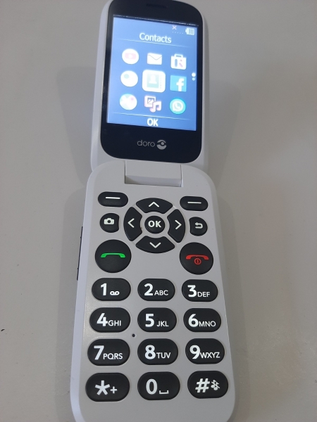 Doro PhoneEasy 7060 Handy schwarz Netz EE SMARTPHONE voll funktionsfähig