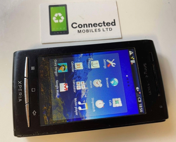 Sony Ericsson XPERIA X8 (E15i) Smartphone (entsperrt) Android 2.1 Compact schwarz