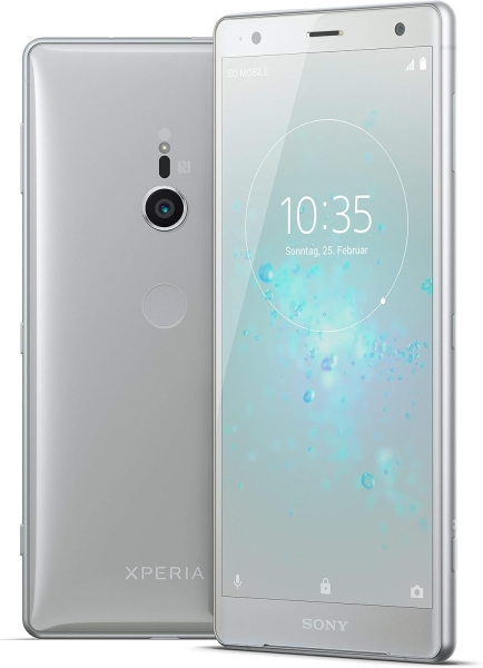 Sony Xperia XZ2 Smartphone Silber „gut“