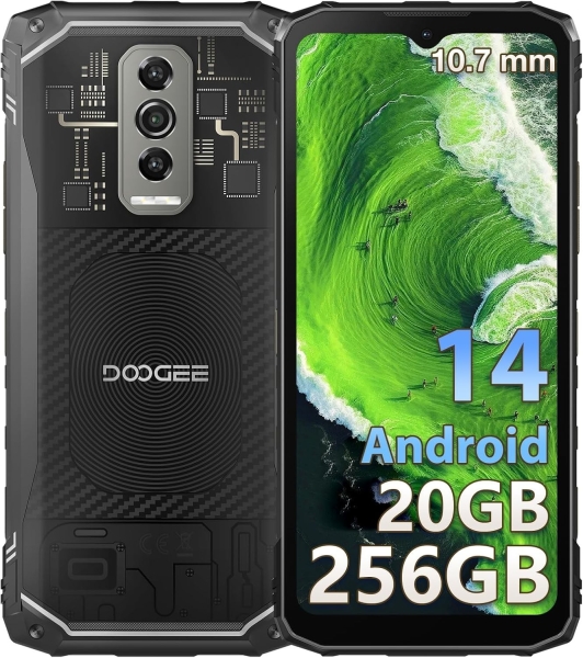 DOOGEE Blade10 Ultra Rugged Smartphone Android, 20GB+256GB/2TB TF, 50MP Kamera