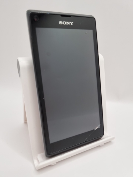 Sony Xperia L schwarz entsperrt 8GB 4,3″ 8MP Android Smartphone gesprungen unvollständig