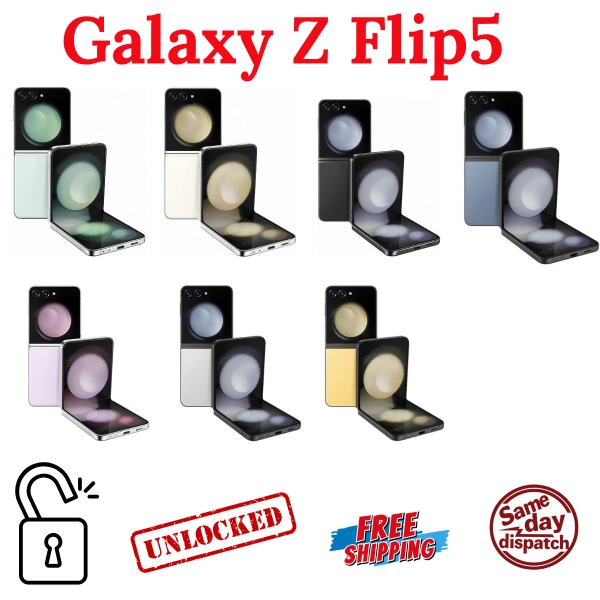 Samsung Galaxy Z Flip 5 5G 256GB/512GB entsperrt faltbar Smartphone Android
