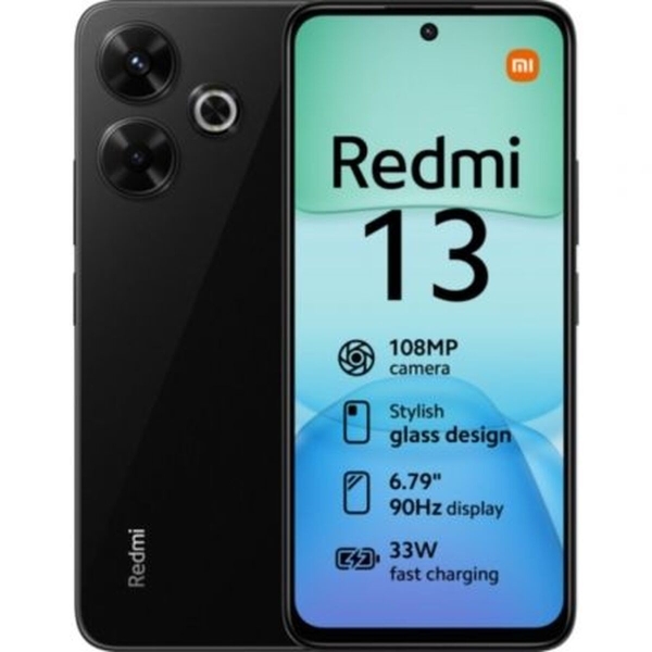 Smartphone Xiaomi Redmi 13 6,79″ 6 GB RAM 128 GB Schwarz Midnight black