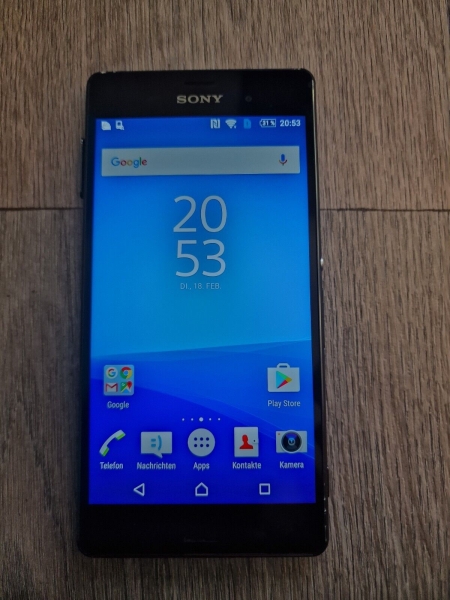 Sony  Xperia Z3 D6603 – 16GB – Schwarz (Ohne Simlock) Smartphone