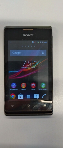 Sony  Xperia E Dual C1605 – 4GB – Schwarz (Ohne Simlock) Smartphone