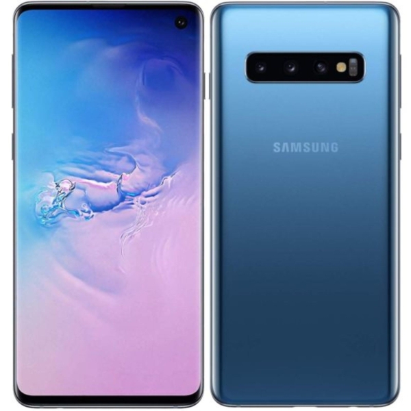 SAMSUNG Galaxy S10 128GB Prism Blue (100% Batt.) – Sehr Gut – Smartphone