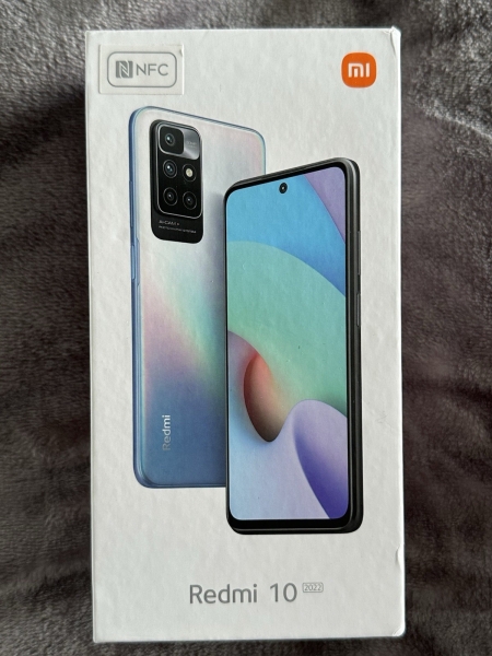 Xiaomi Redmi 10 2022 Smartphone – 128GB Speicher, 4GB RAM, Carbon Gray