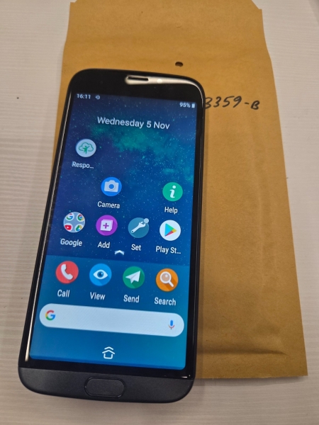 Doro 8050 grau 16GB entsperrt Android Smartphone guter Zustand Klasse B