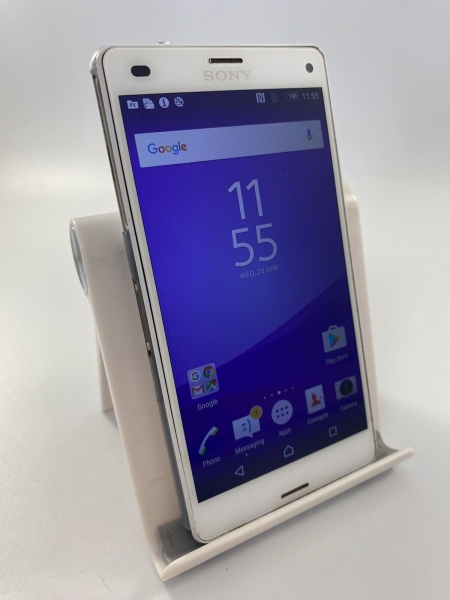 Sony Xperia Z3 Compact weiß entsperrt 16GB 4,6″ Android Smartphone gesprungene Rückseite