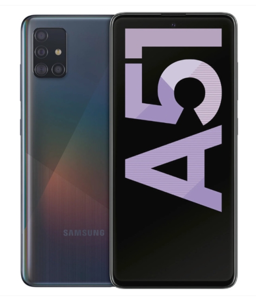 Samsung Galaxy A51 SM-A515F/DS 128GB 4G Schwarz Black Android Smartphone WoW Gut