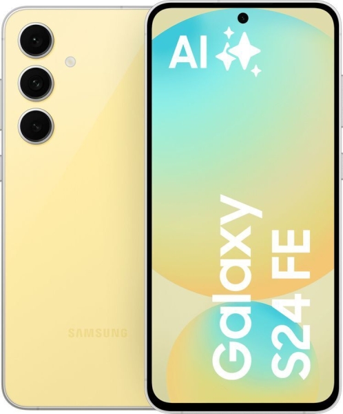 Samsung Galaxy S24 FE 128GB Yellow/ Gelb 6,7 Zoll Dual-SIM Android 14 Smartphone