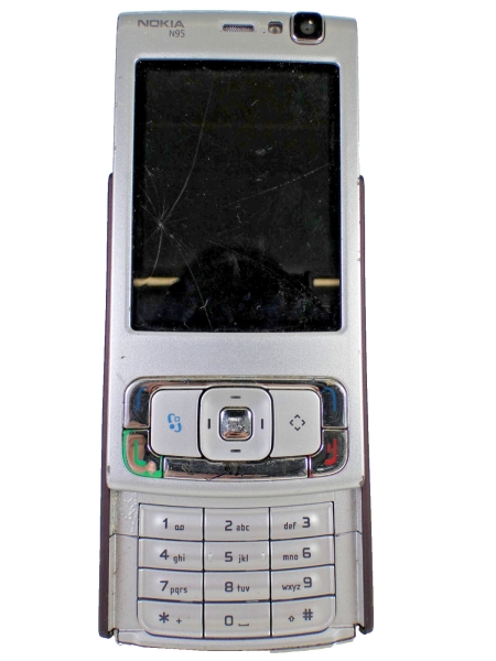 Nokia N95 Handy Vintage entsperrt Smartphone gesprungenes Display