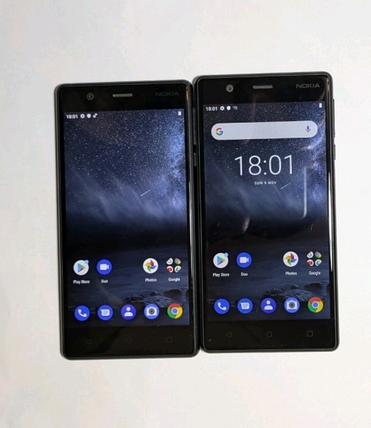 Restposten 2x Nokia 3 Smartphone, Model:TA-1020,4G,2GB RAM,16GB,Netz entsperrt