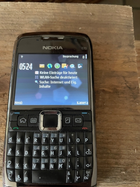 Nokia  E71 – Grau (Ohne Simlock) Smartphone – Gebraucht Funktionsfähig