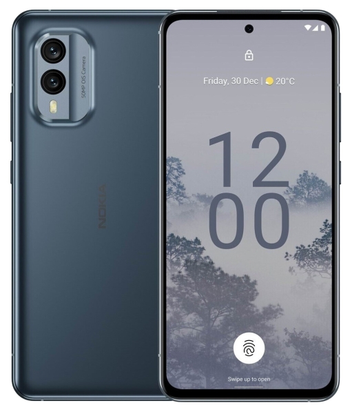 Nokia X30 5G Dual SIM 128 GB blau Smartphone Handy Ohne Vertrag Mobile Android