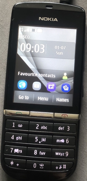 Nokia Asha 300 Grau (Netzwerk entsperrt plus 3 Netzwerk)