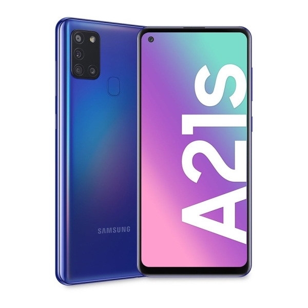 SMARTPHONE SAMSUNG GALAXY A21s SM A217F DUAL SIM 64GB 6,5″ 4G LTE BLUE NO A22