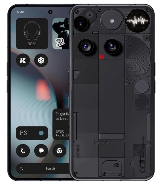 Smartphone Nothing Phone 3 Schwarz 120Hz 5G 6,67″ 12+256GB inkl.MwSt. ✅ Händler