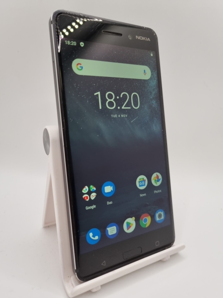 Nokia 6 TA-1033 schwarz entsperrt 32GB 3GB 5,5″ 16MP Android Smartphone #S03