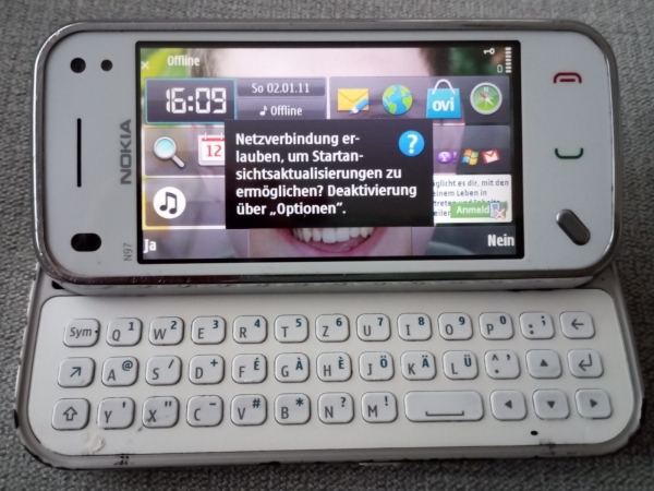 Smartphone Nokia  N97 Mini weiß in OVP
