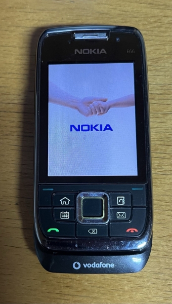 Nokia E66 Stahlgrau Smartphone