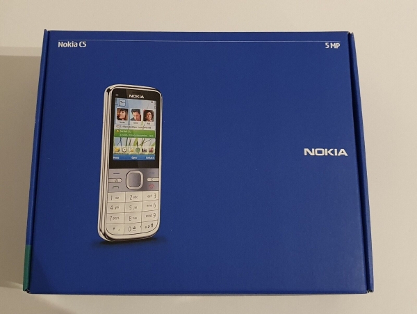 Nokia C5-00 – Set – Schwarz (Ohne Simlock) Smartphone – NEU Kinder Telefon