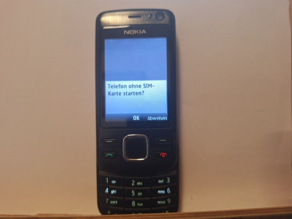 Handy  Nokia  6600i Slide Schwarz  (Ohne Simlock) Smartphone