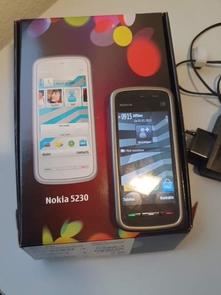 Nokia  5230 – Schwarz  Smartphone