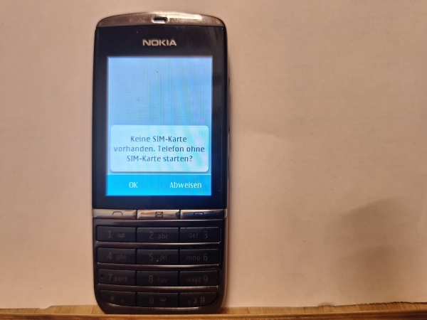 Handy Nokia 300 grau (ohne Simlock) Smartphone