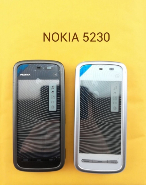 Nokia 5230 – Black white (Unlocked) WCDMA 3G FM Bluetooth Smartphone
