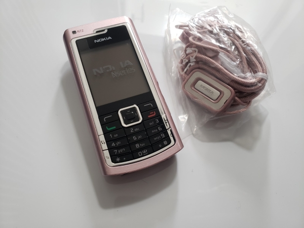 Nokia N72 Smartphone (entsperrt) pink selten