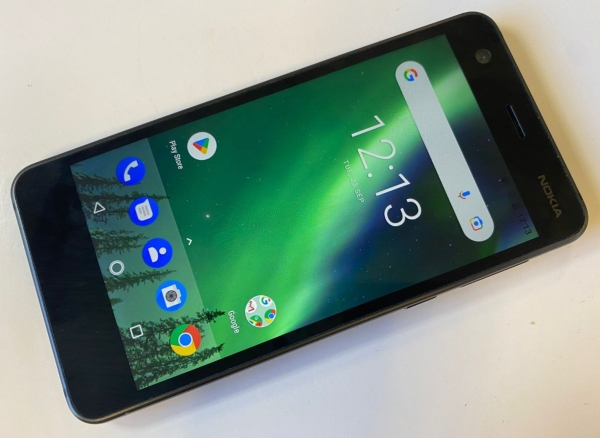 Nokia 2 (TA-1007) Smartphone Handy (entsperrt) 4G LTE Android 8GB – Pewter Black
