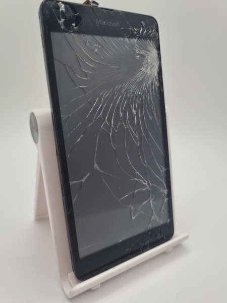 Nokia Lumia 535 schwarz 8GB 5,0″ Dual SIM 5MP Windows Smartphone gesprungen defekt #B