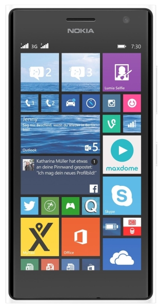 Nokia Lumia 730 Smartphone 4,7 Zoll 8 GB Windows weiß „gut“