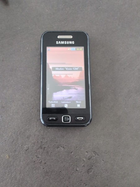Samsung GT S5230 Smartphone, Schwarz, ohne Simlock mit Ladegerät