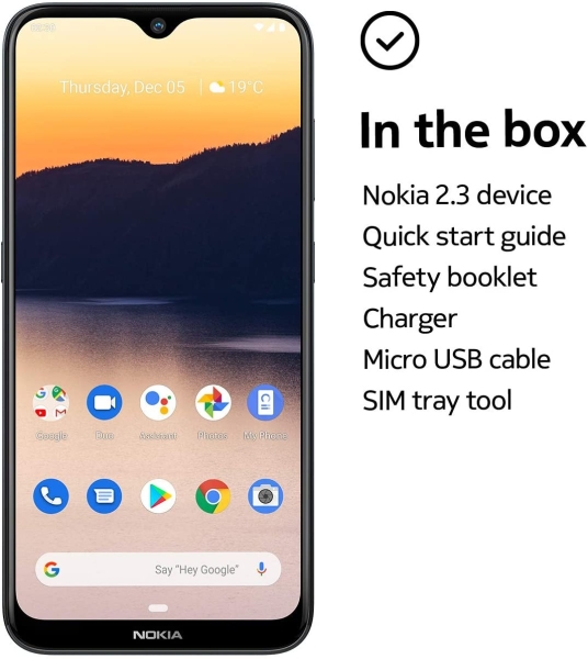 Nokia 2.3 Dual SIM Smartphone schwarz „gebraucht“