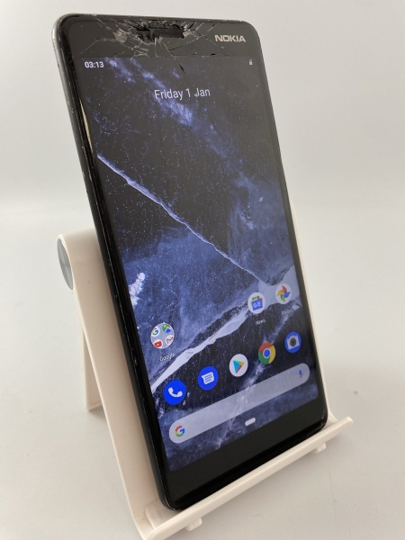 Nokia 5.1 schwarz entsperrt Single SIM 16GB 5,5″ Android Smartphone gesprungen #C17