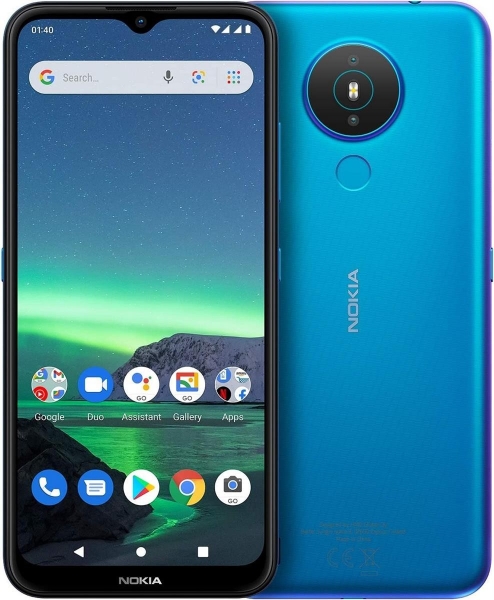 Nokia 1.4 Fjord blue 32GB Android Smartphone 6,5″ HD+ 8MP B Ware Nur Gerät!
