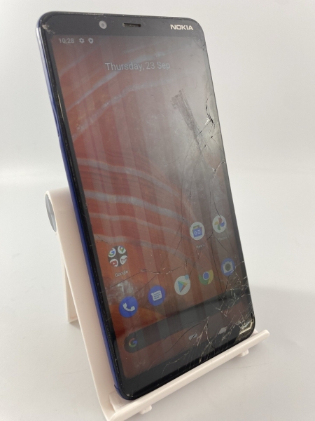 Nokia 3.1 Plus blau entsperrt 32GB 6,0″ Dual Kamera Android Smartphone Defekt #C16