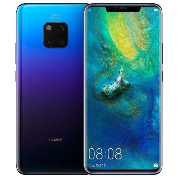 Huawei Mate 20 Pro 128GB entsperrt SIM 4G Twilight Handy Smartphone RISSIG