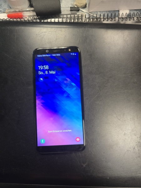 Samsung Galaxy A6, 32GB, Schwarz, Smartphone ohne Simlock