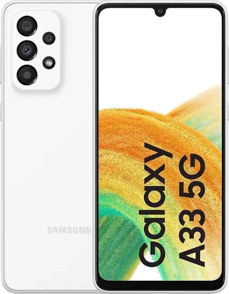 Samsung Galaxy A33 5G LTE Dual SIM Weiß 128 GB Smartphone Ohne Simlock