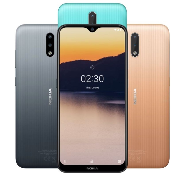 Nokia 2.3 32GB Dual Sim Black Cyan Sand 6,2″ Android 4G Smartphone A++ makellos