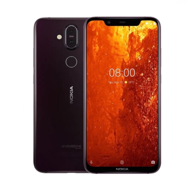 Nokia 8.1 Smartphone DualSIM 128GB  Zeiss Kamera Android One Mitternachtsschwarz