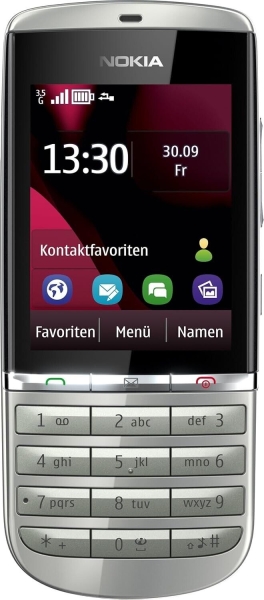 Nokia 300 Smartphone (entsperrt) – Silber-Gold